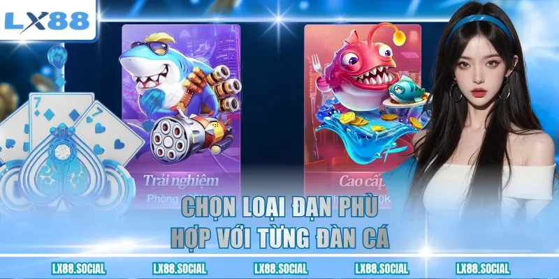 Chọn loại đạn phù hợp với từng đàn cá