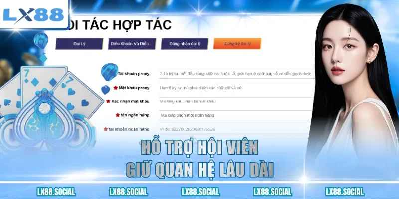 Hỗ trợ hội viên giữ quan hệ lâu dài