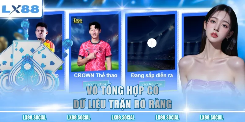 Võ tổng hợp có dữ liệu trận rõ ràng